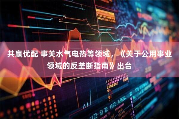 共赢优配 事关水气电热等领域，《关于公用事业领域的反垄断指南》出台
